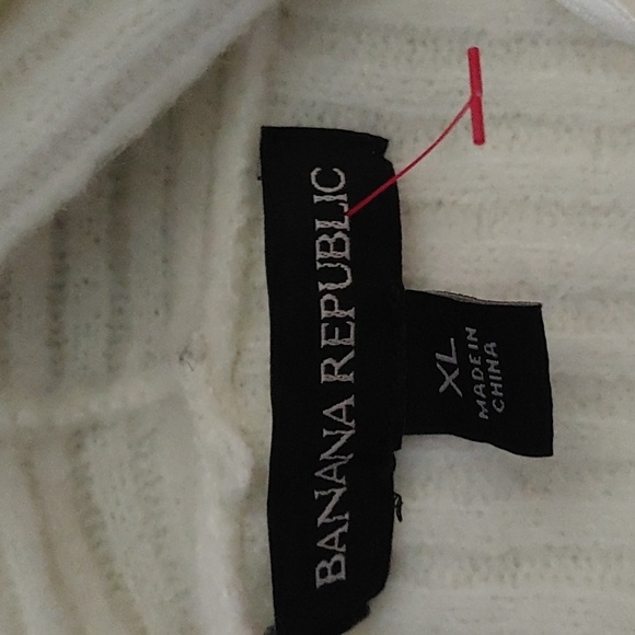 Banana Republic color block long wool blend sweater size XL NWT - Picture 5 of 7